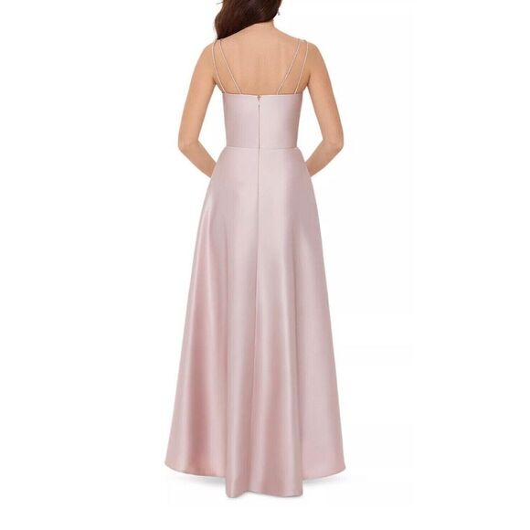 XSCAPE 3539XP Women’s Petite Sz 6 Beige High-Low Ball Gown $229 - Picture 15 of 15